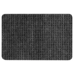 textured grey indoor door mat