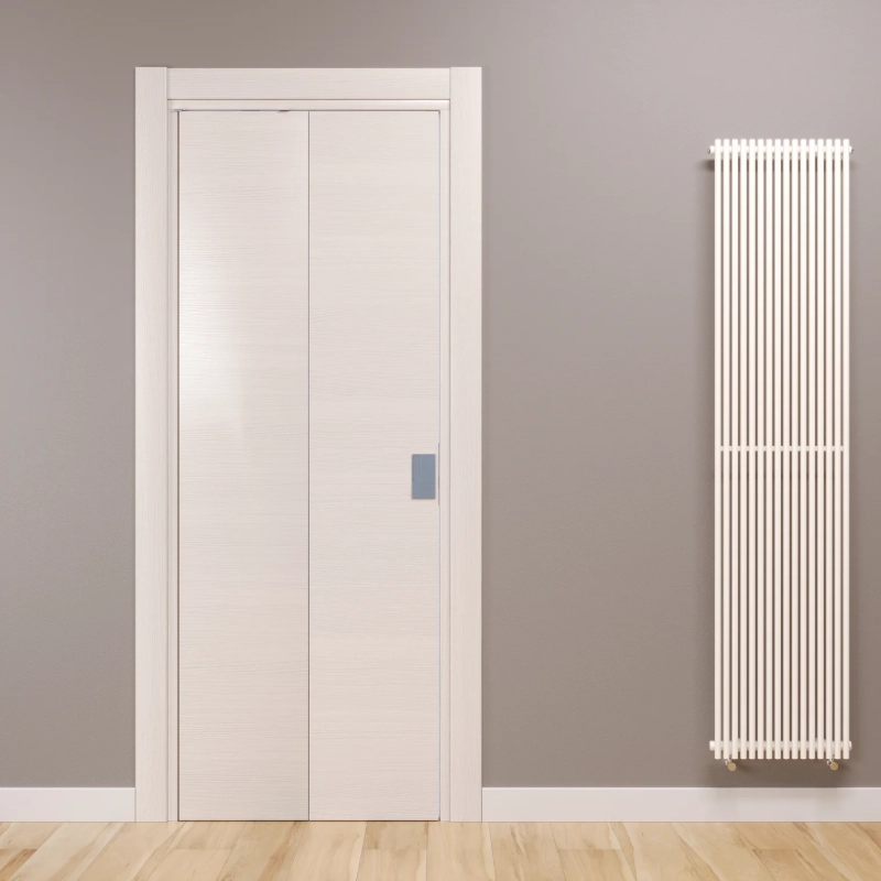 fully folded interior door