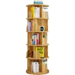 Round spinning bookcase display