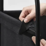 living room with anthracite divider