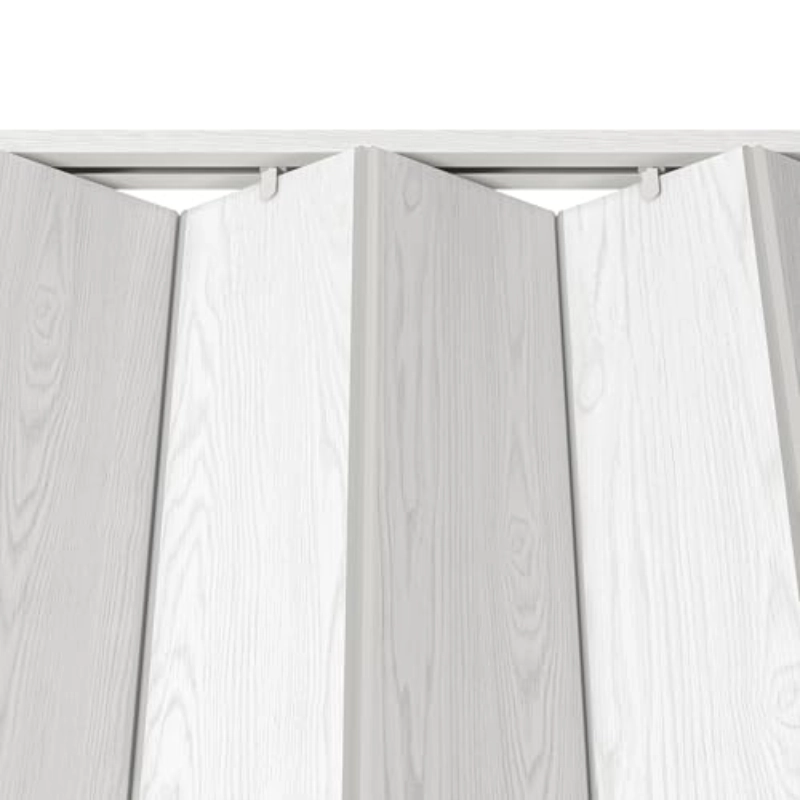 white flexible foldable PVC door