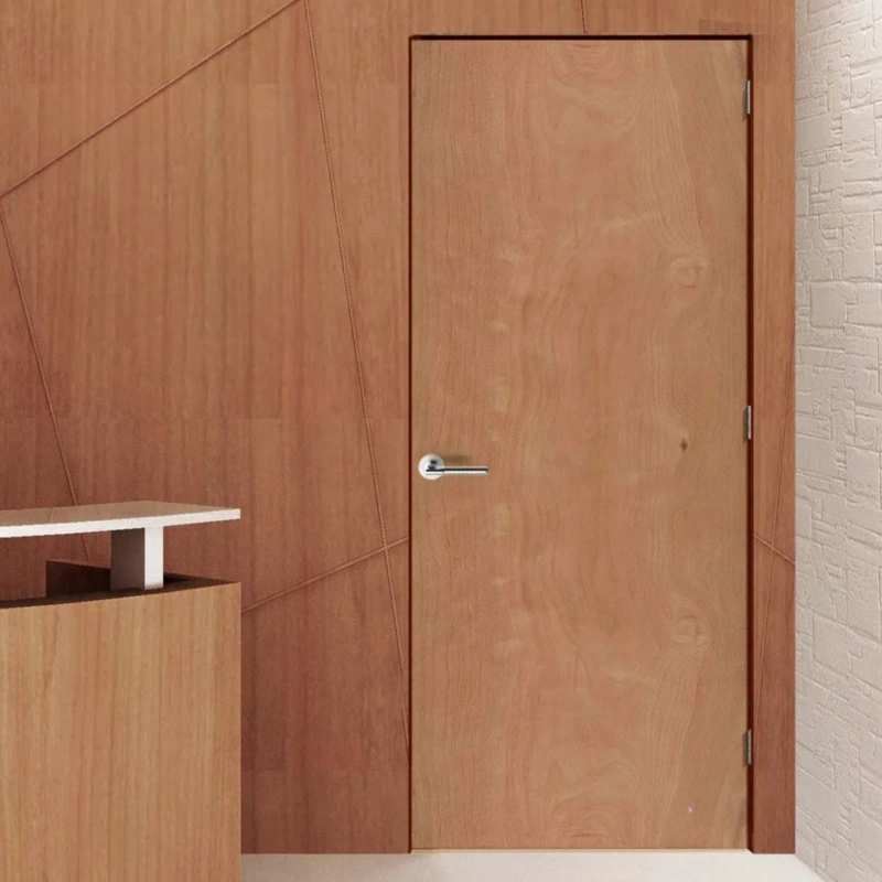 plywood bedroom door swing style