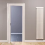 foldable door partially open