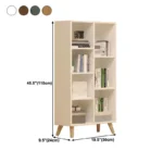 living room wooden bookshelf