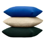 blue living room cushion