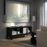 living room shelving unit display