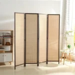 living room bamboo privacy panel