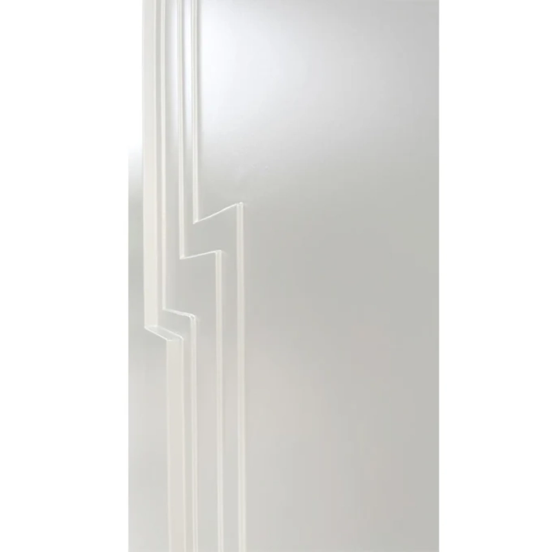 primed french door slab only