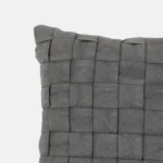 neutral tone woven home cushion