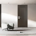 semi wood interior door finish