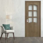 glass interior door closeup