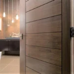 unfinished walnut wood door slab