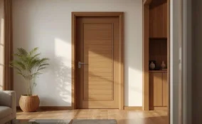Custom flush doors Dubai elegant