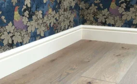 Custom wooden skirting boards Dubai offices