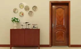 Modern custom wooden doors Dubai design