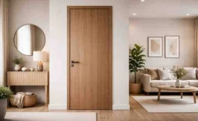 Modern flush doors Dubai design