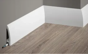 White skirting boards luxury Dubai design