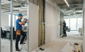 Luxury gypsum partition services Dubai